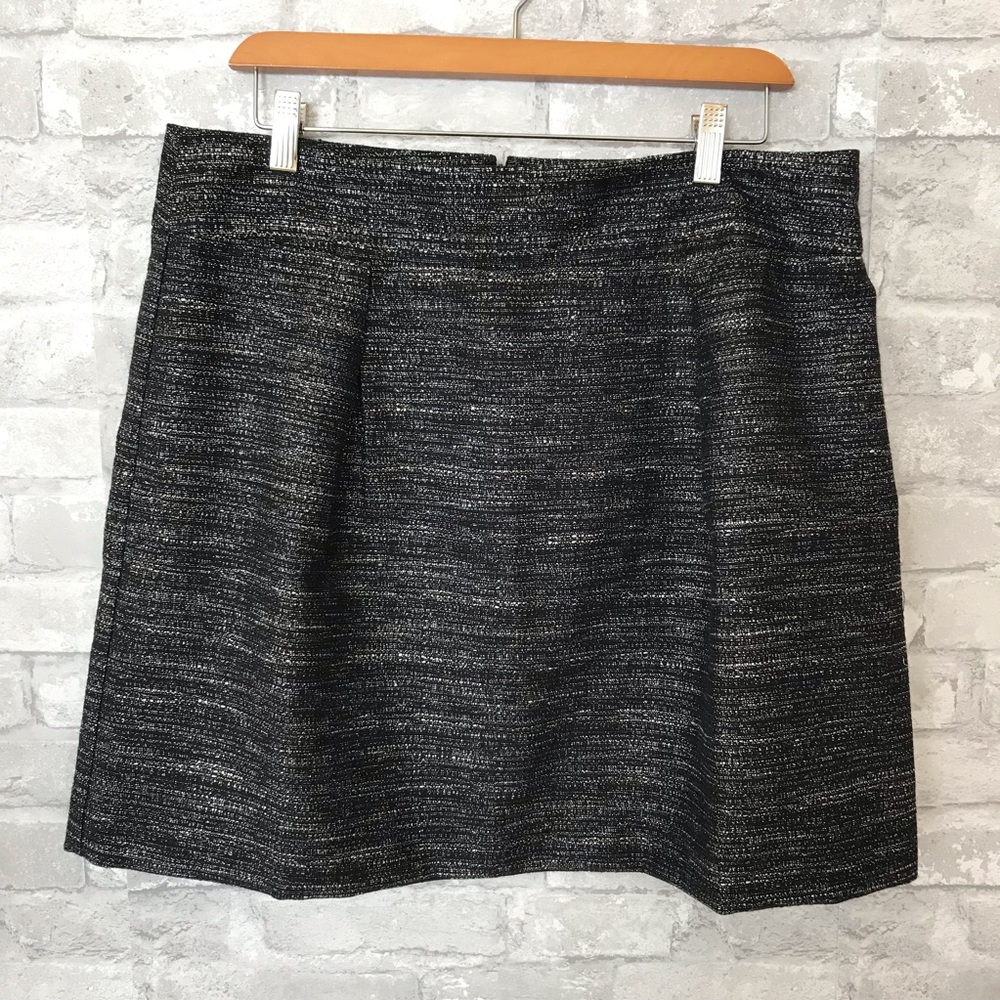 SOLD LOFT Outlet Skirt Metallic Short Size 14